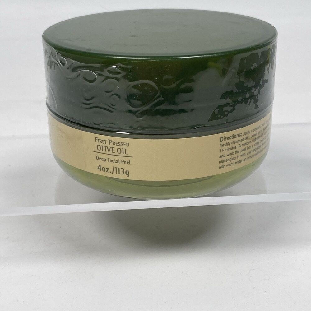 New SERIOUS SKIN CARE First Pressed Olive Oil Deep Facial Peel 4 Oz Sealed